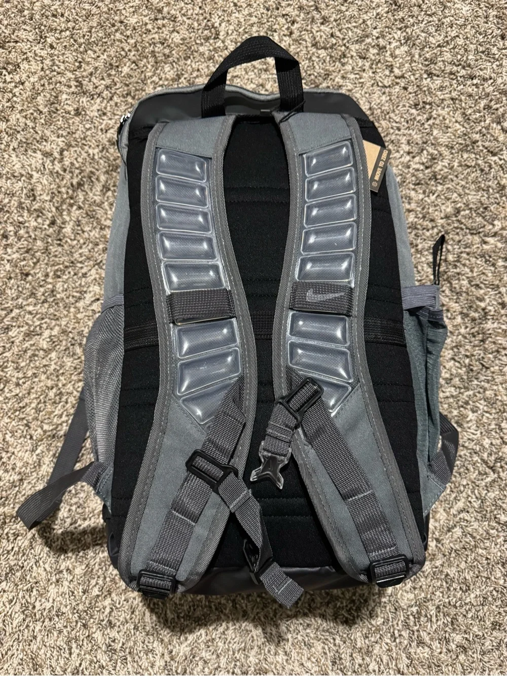 Nike Gray and Black Elite Men's Backpack